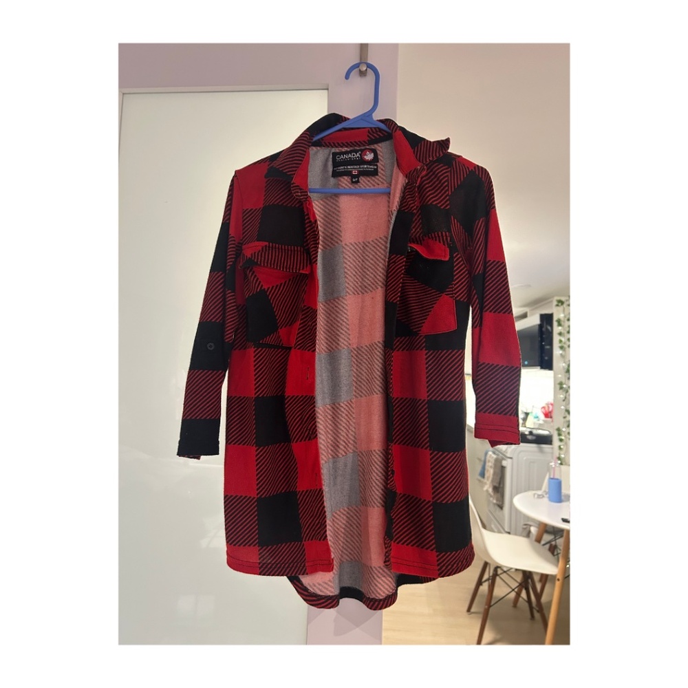 Women's Red and Black Super Soft Flannel